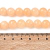 Dyed Natural Malaysia Jade Beads Strands G-G021-02C-23-2
