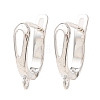 Brass Hoop Earring Findings KK-L148-07P-1