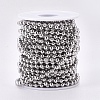 Tarnish Resistant 304 Stainless Steel Ball Chains CHS-A002B-4.0mm-3