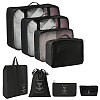8Pcs Polyester Travel Toiletry Bags ABAG-WH0046-118B-1