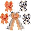 CHGCRAFT 5Pcs 3 Style Ployester Bowknot Display Decoration DIY-CA0004-36-1