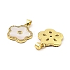 Rack Plating Real 18K Gold Plated Brass Pendants X-KK-B077-10G-2