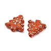Christmas Tree Polymer Clay Rhinestone Beads CLAY-NH0001-14I-3