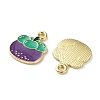 Fruit Alloy Enamel Charms PALLOY-S058-01LG-23-2