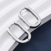 Tarnish Resistant 304 Stainless Steel Huggie Hoop Earrings STAS-S103-21P-4