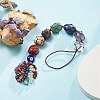 7 Chakra Nuggets Natural Gemstone Pocket Pendant Decorations HJEW-JM01049-03-5