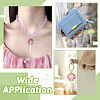 14Pcs 7 Colors Gradient Color Transparent Resin Big Pendants FIND-TA0004-65-8