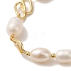 Natural Pearl Beaded Bracelets BJEW-C051-02G-2