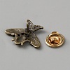 Bees Alloy Brooch JEWB-WH0039-50A-AB-2