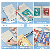 Wooden 2-Ring Loose Leaf Binder Postcard Phote Album Cover DIY-WH0547-234-3