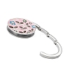 Baking Paint Zinc Alloy Crystal Rhinestone Bag Hanger BAGH-F001-B01-2