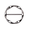 Zinc Alloy Buckles FIND-WH0091-58A-B-1