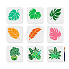 9Pcs 9 Styles Mandala PET Hollow Out Drawing Painting Stencils DIY-WH0411-533-1
