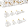 24Pcs 4 Styles ABS Plastic Imitation Pearl Charms KK-FS0001-79-2