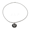 Non-Tarnish 201 Stainless Steel Pendant Necklaces LS-NJEW-B095-02-2