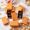 Rectangle Cardboard Paper Jewelry Box CON-TAC0015-01G-17