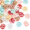 50Pcs Opaque Acrylic Beads OACR-PA0002-22-1