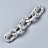 Spray Painted CCB Plastic Linking Rings CCB-Q091-016A-4