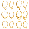   120pcs 6 style Brass Leverback Earring Findings KK-PH0006-01-1