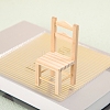 Dollhouse Miniature Wooden Chair PW-WGE425C-01-2