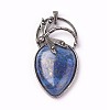 Natural Lapis Lazuli Pendants G-I220-G01-1