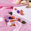 Eco-Friendly Round Baking Paint Glass Beads HY-MSMC003-03-4
