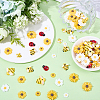 100Pcs 10 Styles Resin Cabochons FIND-SC0022-30-4