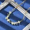 Natural Rutilated Quartz Chip Beaded Necklaces NJEW-C070-04G-05-5