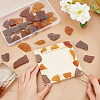 60Pcs 3 Colors Matte Mosaic Tiles Glass Cabochons DIY-NB0006-30-4