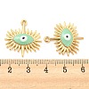 Alloy Enamel Pendants ENAM-P166-01KCG-E-3