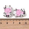 Printed Schima Wood Beads WD-CBA91F0-14-3