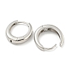 Rack Plating Brass Hoop Earrings EJEW-C102-30D-P-2