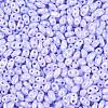 Opaque Colours Luster Glass Seed Beads SEED-T006-02C-2