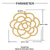 304 Stainless Steel Pendants STAS-OY011-58G-2