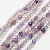 Natural Amethyst Bead Strands G-A129-3mm-E01-1