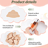 1 Set Unfinished Wooden Chips WOOD-OC0003-98C-4