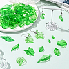 320Pcs 8 Styles Transparent Acrylic Pendants OACR-SC0002-47-5