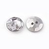 Acrylic Rhinestone Buttons BUTT-TAC0001-01-1