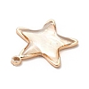 Brass Enamel Pendants KK-K252-10G-08-4