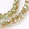 Electroplate Glass Beads Strands LS-GLAA-K027-HR-B03-3