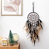 Iron Woven Web/Net with Feather Hanging Ornaments PW-WG7966A-01-4