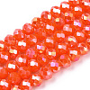 Electroplate Glass Beads Strands LS-EGLA-A044-P8mm-B03-1