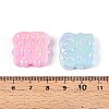 UV Plating Opaque Acrylic Beads OACR-T028-53-3