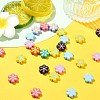 30Pcs Alloy Enamel Beads ENAM-CJ0006-20-6