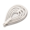 Non-Tarnish 304 Stainless Steel Pendants STAS-I174-05P-3