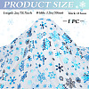 2M Polyester Snowflake Mesh Fabrics DIY-WH0622-389-2