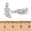 Brass Micro Pave Clear Cubic Zirconia Pendants KK-A290-02P-3