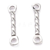 Tarnish Resistant 201 Stainless Steel Links Connectors STAS-B011-02A-P-1