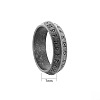 Viking Rune Stainless Steel Finger Rings for Men WGDF4AB-59-2