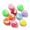 Opaque Acrylic Beads SACR-P028-01B-02-1